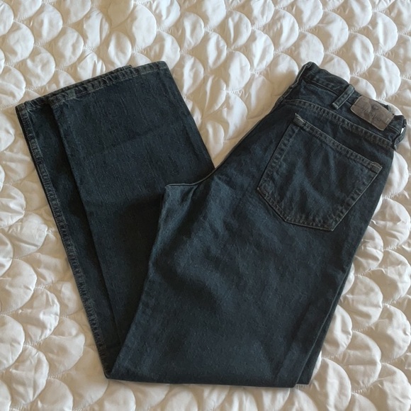NWT Men’s 5 Star Wrangler Dark Wash Denim Straight Leg Fits Size 34 x34 - Picture 13 of 14
